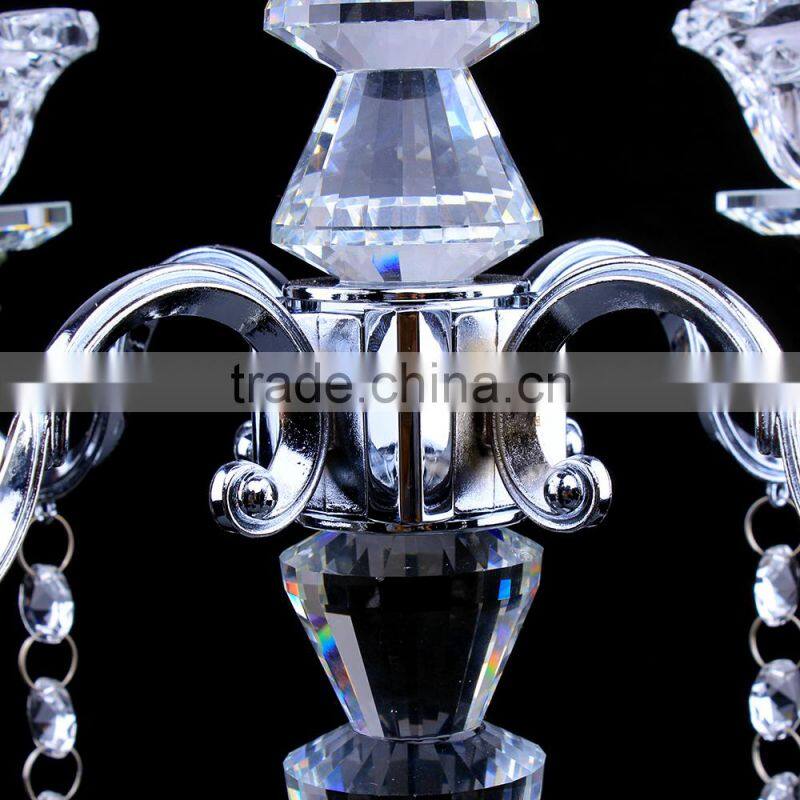 Table decoration for wedding glass candleholder