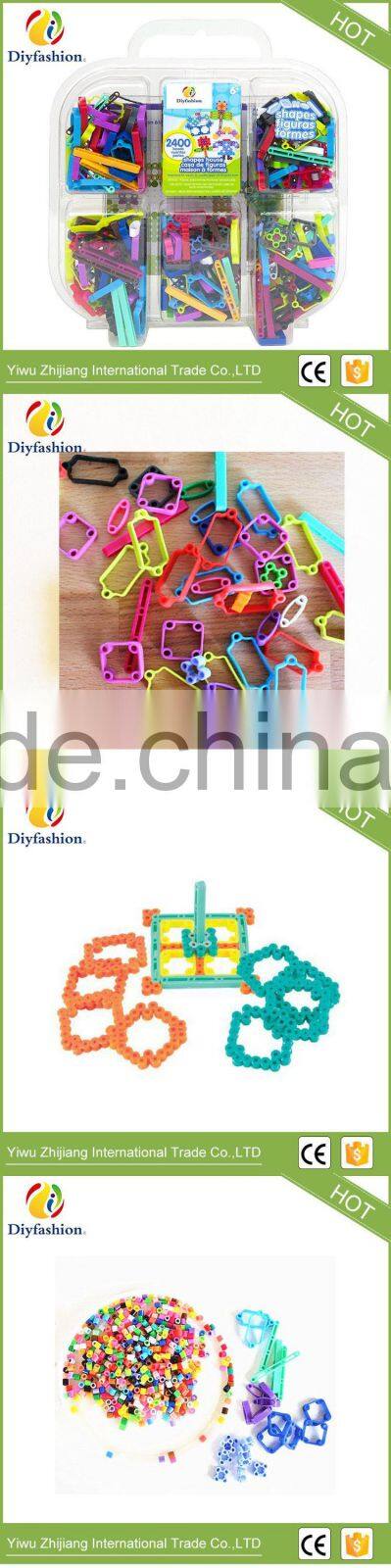 Perler Beads Perler Shapes Fused Bead Kit with Multi Shapes Bucket