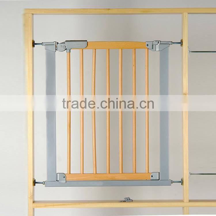 Cetificated wooden baby safety gate for wholesale