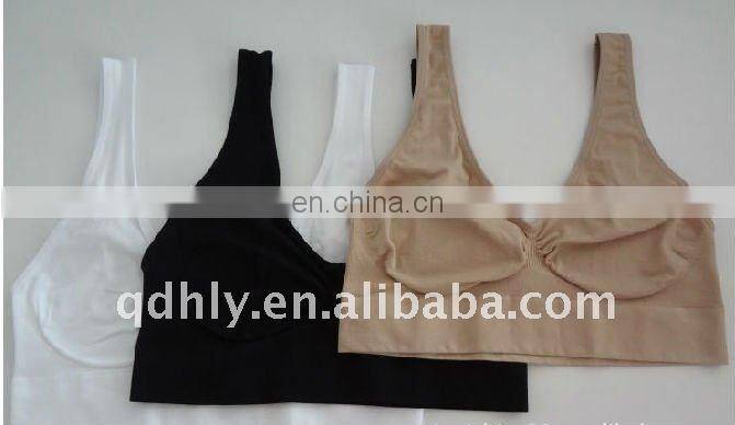 Hot sale girls sports bra, seamless AHH bra