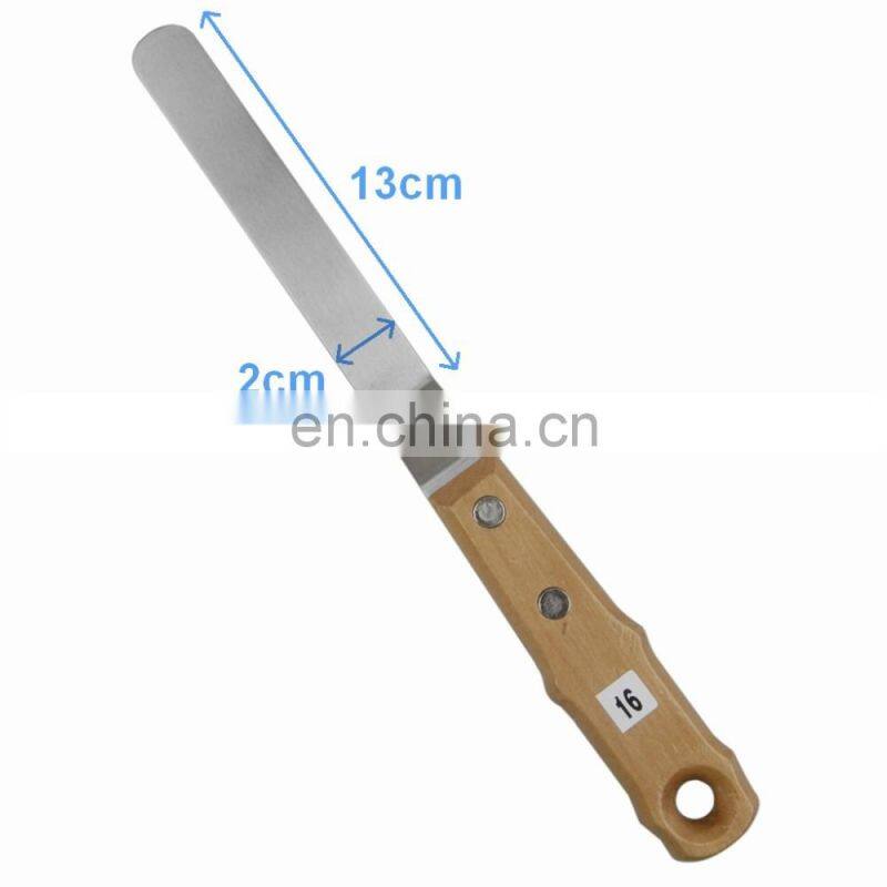 Natural Wooden Handle Large Palette Knife