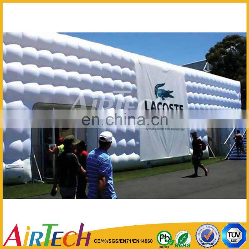 Fire resistant inflatable party tent, Inflatable cube tent price for party event