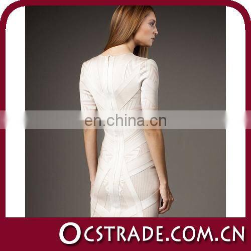 2014 women short sleeve silver mermaid evening dress