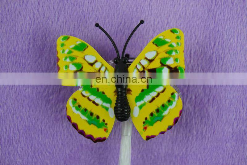 Hot sale butterfly Multicolors LED Flashing braid LED Hair Braid/flashing Braid for New Years Eve Party