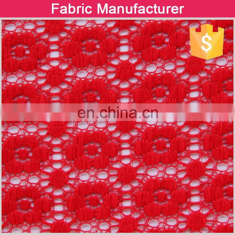 100%Nylon beautiful lace for all ladies' garment accessories