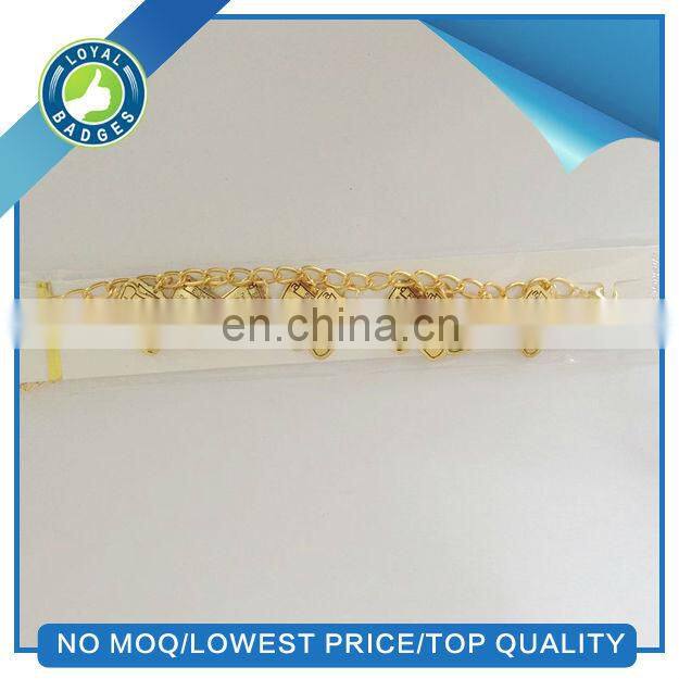 Wholesale metal military officer bracelet with charms