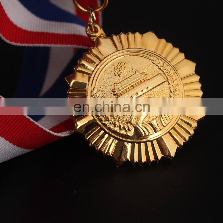 Custom public institution metal medal