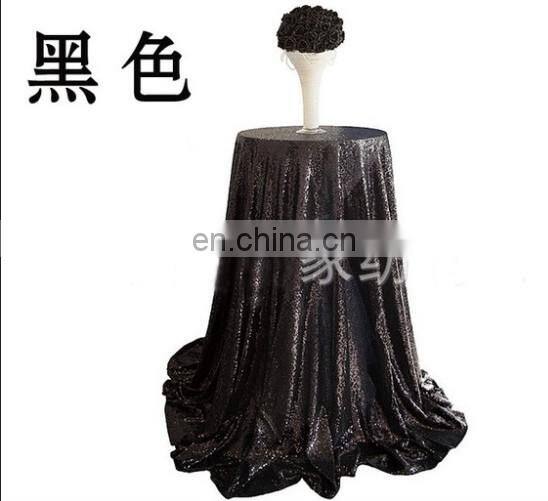 Shiny sequin table cloth, bistro cover,cocktail table cover for wedding decoration for open-air bar