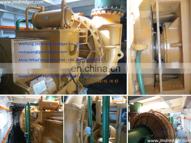 8/12/18/24/26 Inch Cutter suction dredger river sand dredging machine with engine and cutter head
