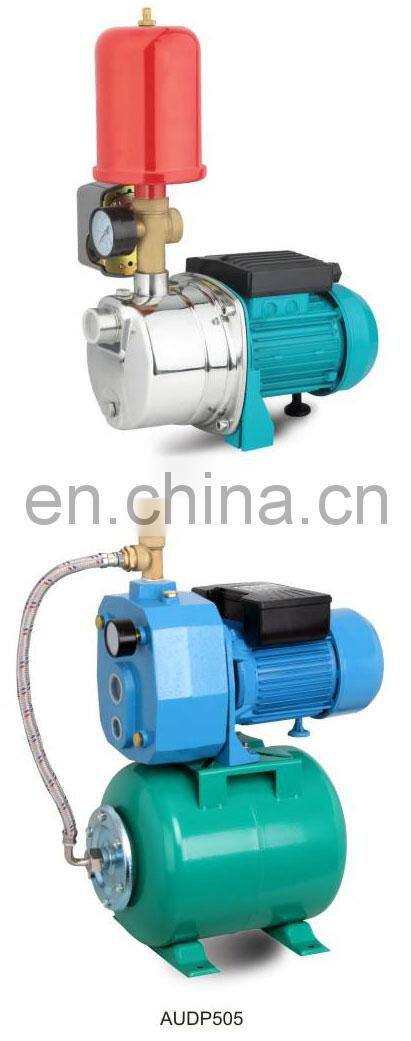 Self-priming irrigation electric auto clean water booster pump