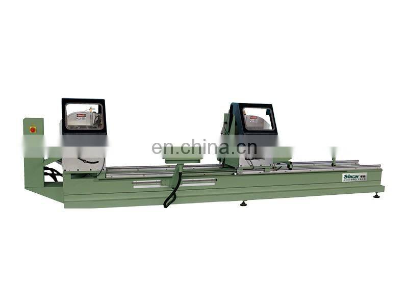 High quality CNC double head mitre saw cutting machine for aluminum window and door