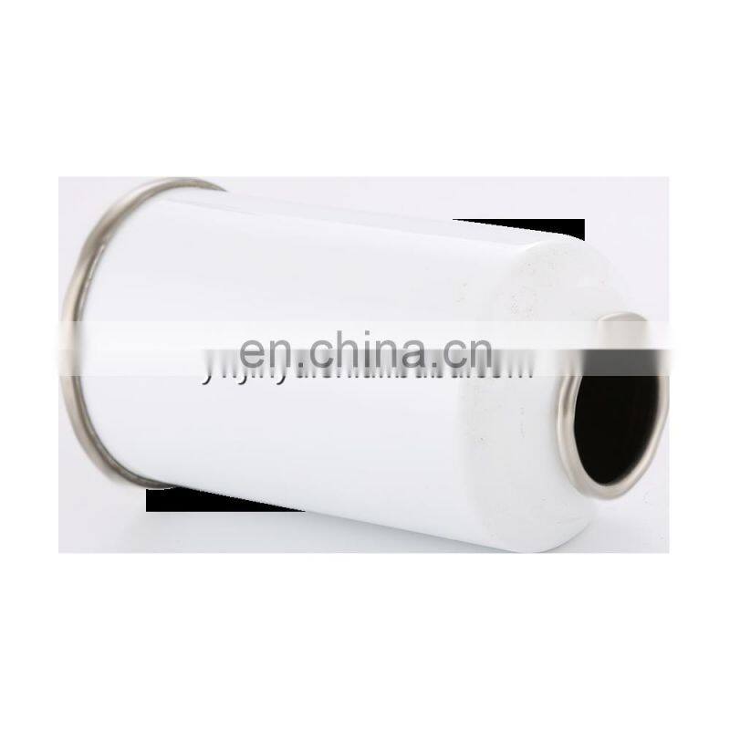 OEM logo printing white coated empty necked-in aerosol tin can for sale