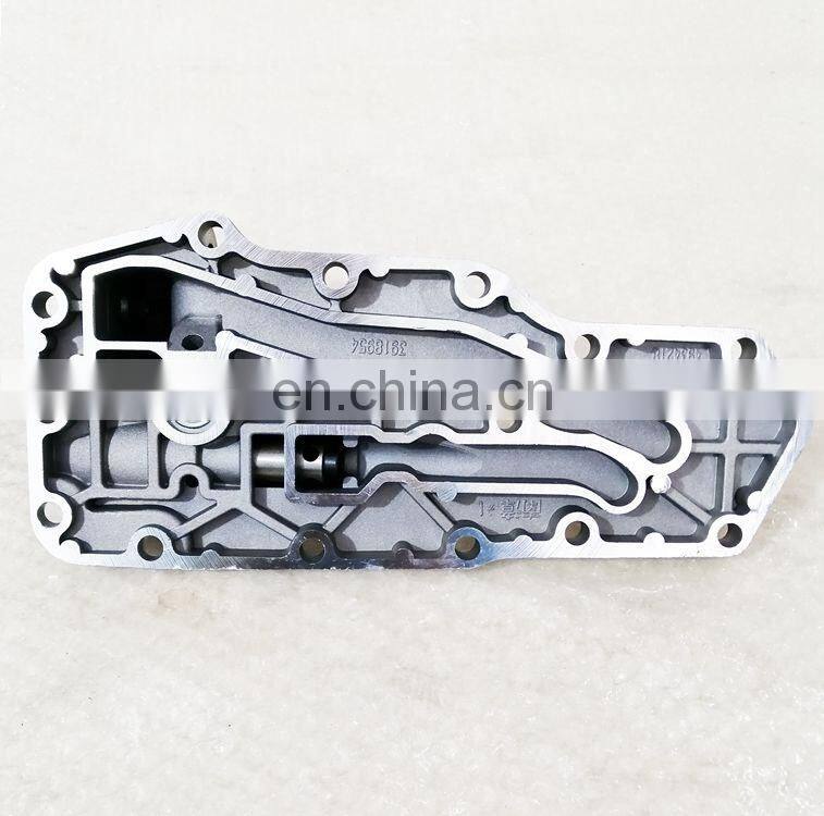 High Quality Hubei July 6BT Diesel Engine Lubricating Oil Filter Head 3918954