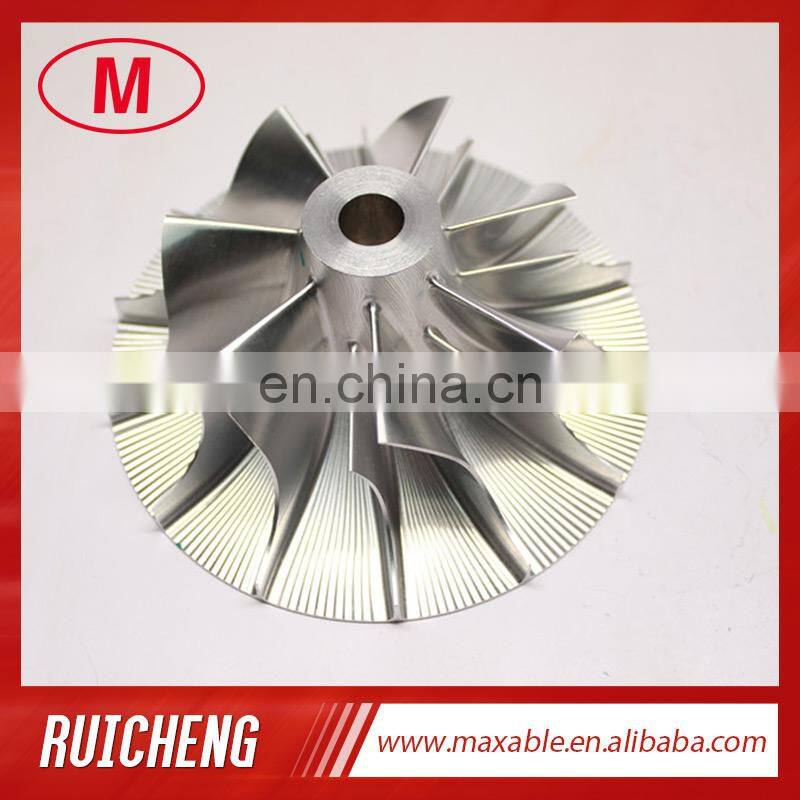 4HD 5250-123-2005 86.30/121.80mm 7+7 blades turbo aluminum 2618/milling/ billet compressor wheel for MTU/DDC 5250-970-8700/877