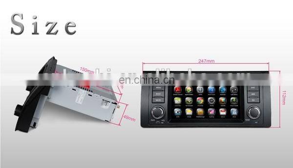2016 Android 5.1.1 system 7 Inches Car dvd Player for BMW E39