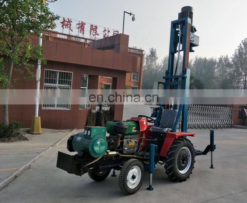 HY-280 small water well drilling rig / hydraulic water well digging machine 100m depth borewell equipment