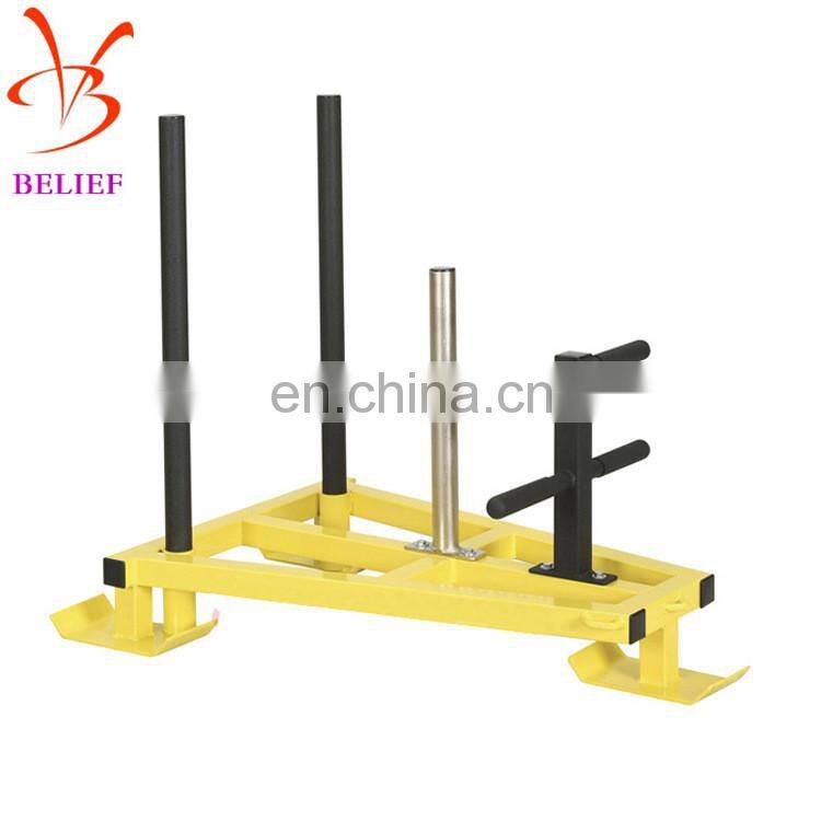 Can add barbell disc resistance Explosive Force Training energy sled