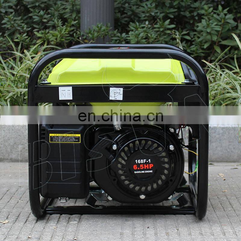 BS2500F BISON China Taizhou Home Use Standby 2000W Cooper Wire Recoil Start electric start portable power generator