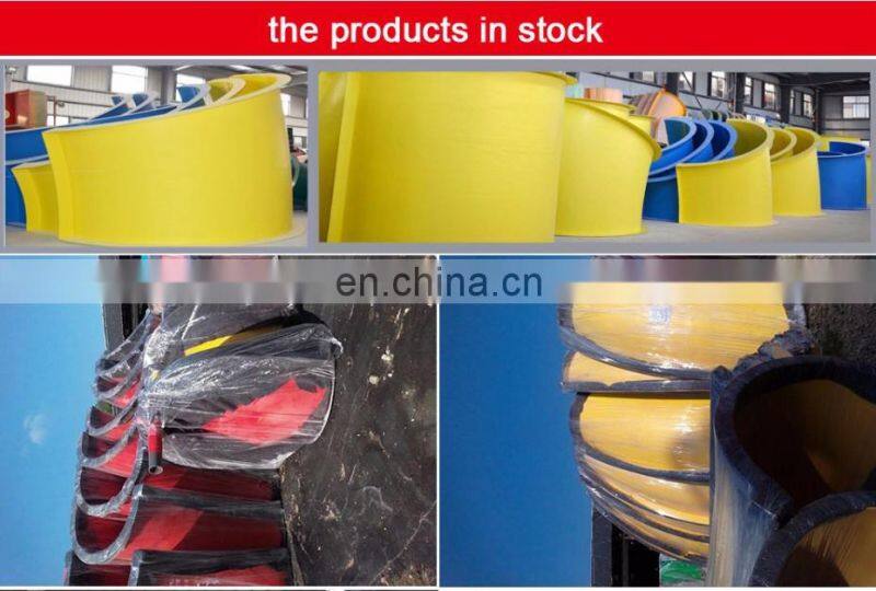 Water Swimming Pool Curved Slide Playground Slides For Recreation Center