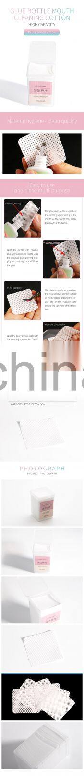 Quality glue bottle mouth clean cotton for prevent bottle mouth clogging