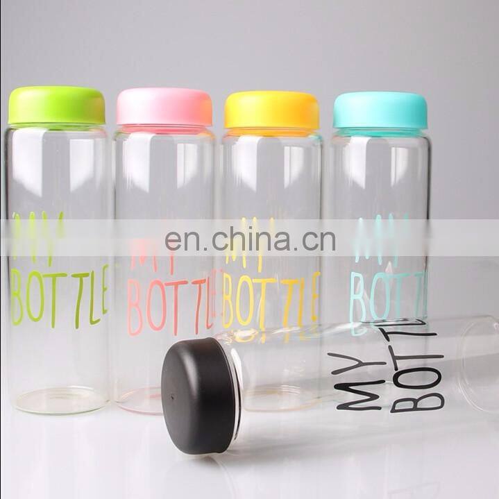 juice drinking plastic my bottle 500ml Logo customized