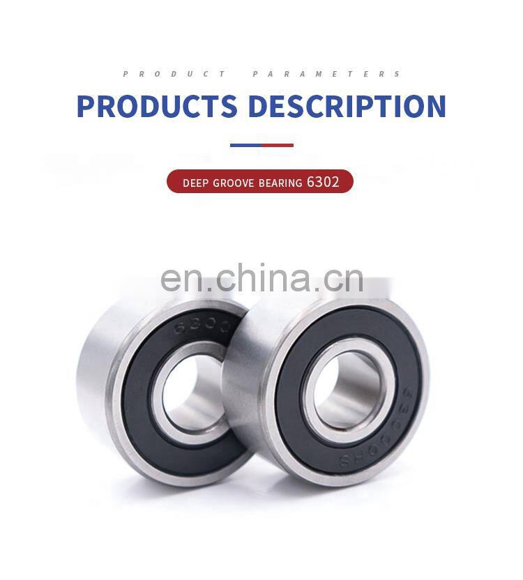 Rolamento 6302 Deep Groove Ball Bearing 6302 2rs bearing For Chrome Steel Motorcycle