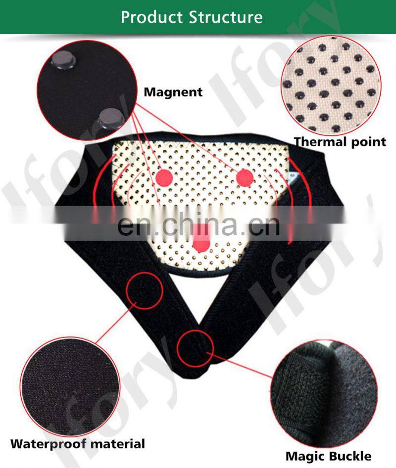 Tourmaline Magnetic Therapy Neck Massager Cervical Vertebra Protection Spontaneous Heating Belt Body Massager
