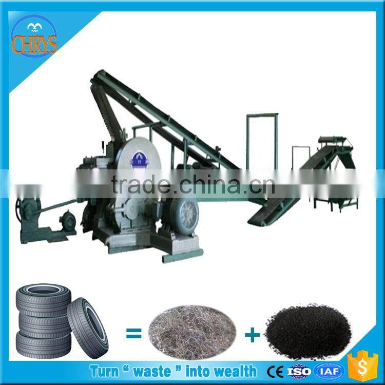 Waste tire rubber powder plants_Waste tyre recycling rubber powder production line