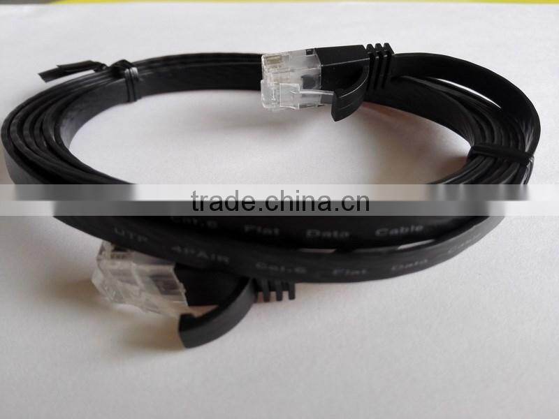 cat6 utp lan cable, Flat Cat 6 Patch Cord
