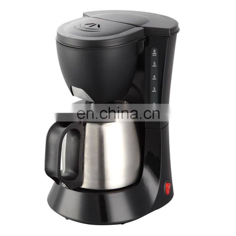 Electric Coffee Maker Drip Coffee Maker Machine Antronic Hot Sale 0.6L 4-6 Cup 600W VDE Free Spare Parts On/off Switch Light 230