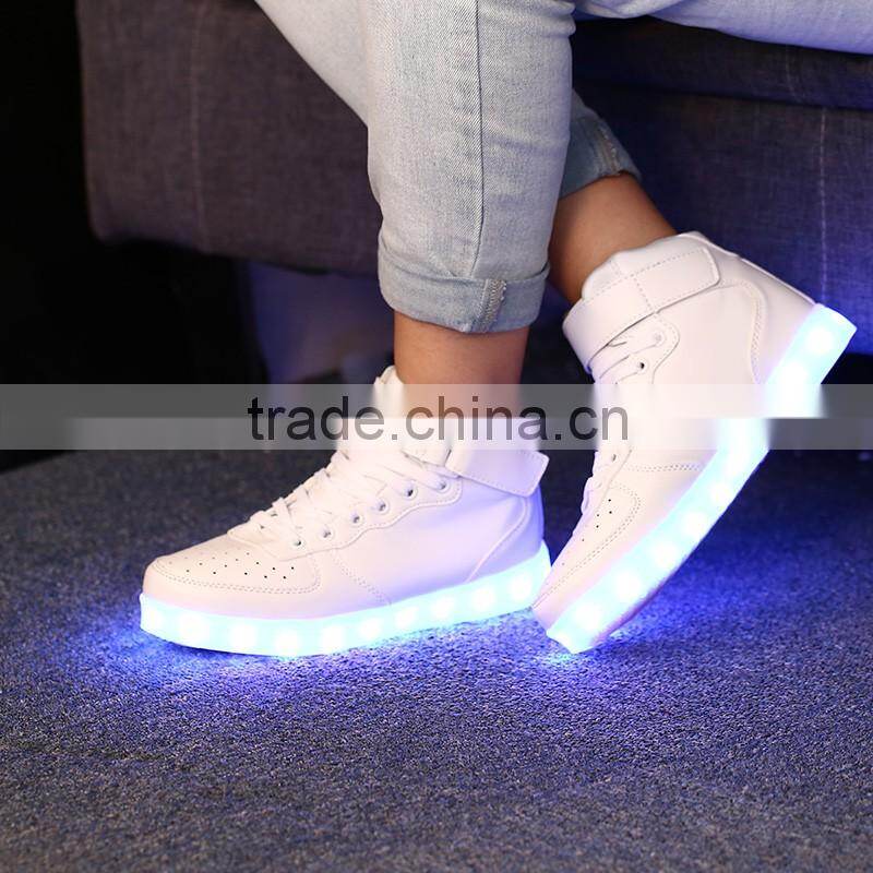 crazy adult flashing trainers wholesale,hot selling running shoes led lights,led flashing shoe light
