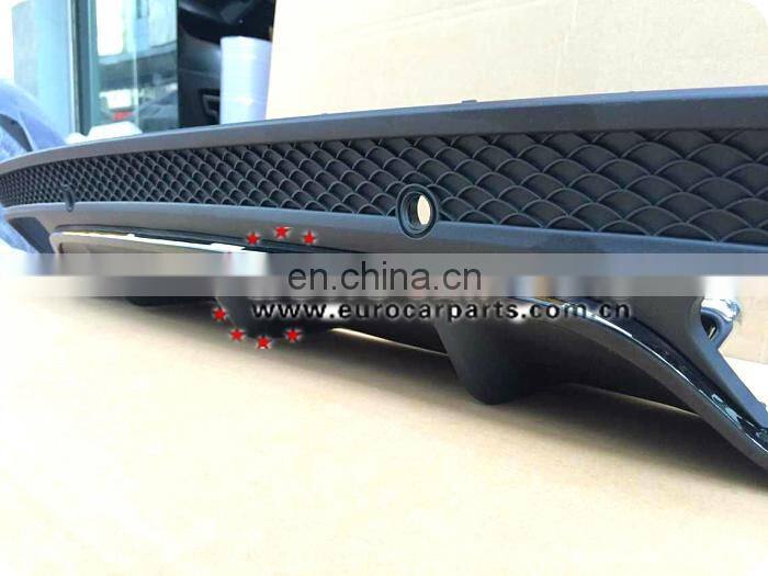 Newest arrival!w205 c63 pp rear diffuser with exhaust tips/muffler fit for c-class w205 c63