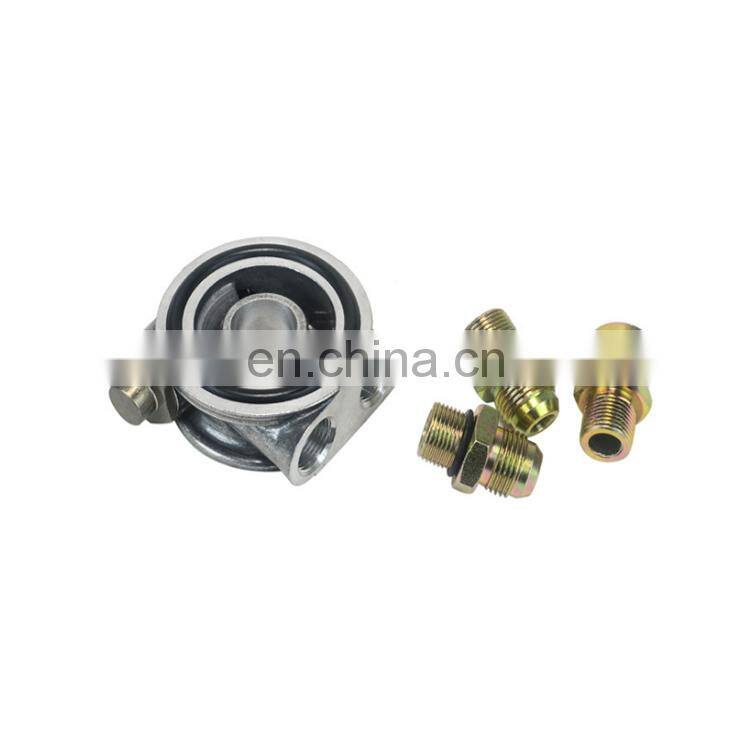 Durable improved auto parts oil cooling oil filter thermostat adapter connector car car oil cake