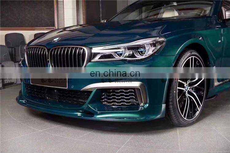 car  accessories body kit for bmw 7 series G11 G12 upgrade to 3D style front diffuser front lip spoiler
