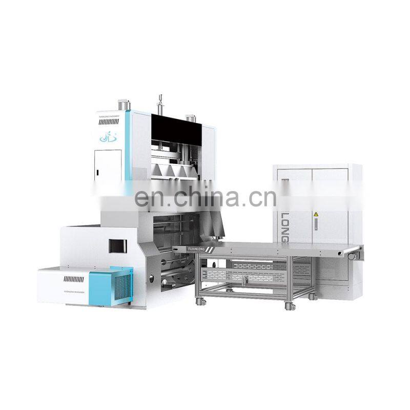 Factory direct sale cheap on-line automatic cutting stacking machine price