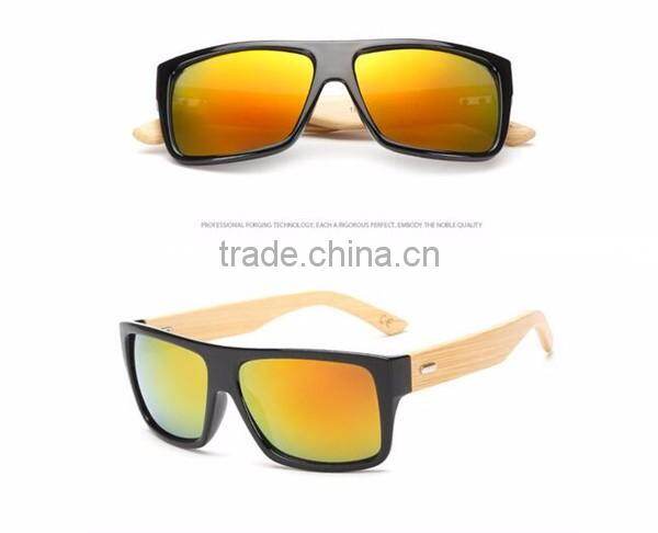OEM custom private label fashion bamboo wood sunglasses 2016