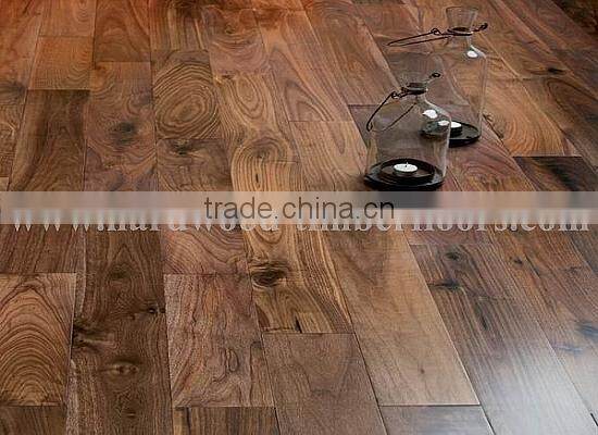 high quality wood flooring American walnut finished