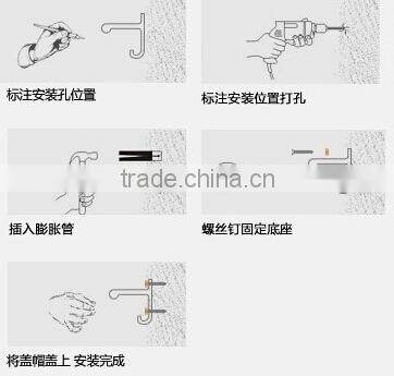 Wesda Stainless Steel Coat Hooks Wall Mounted D025