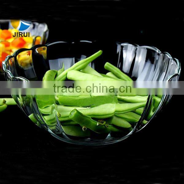 clear glass bowl & vegetables storage glass bowl & food storage clear glass bowl