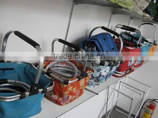 collapsible picnic basket folding picnic basket with aluminium frame