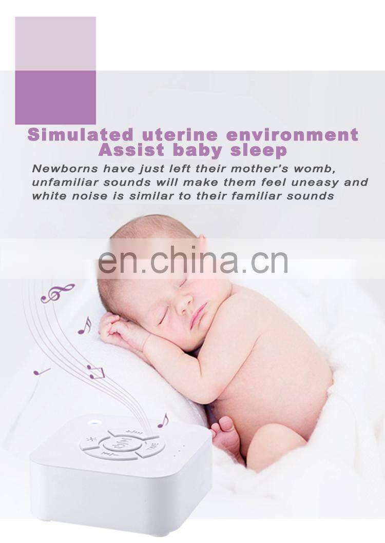 Sleep Sound White Noise Machine Timer Therapy 3 Sleep Timer Powered by AC or USB for Sleeping Relaxation