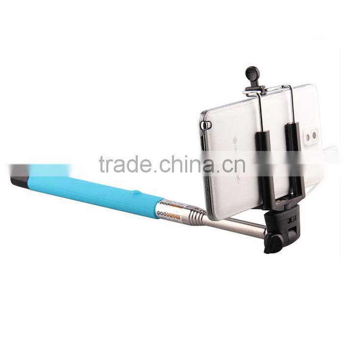 2015 selfie stick extendable monopod cable take pole selfie stick