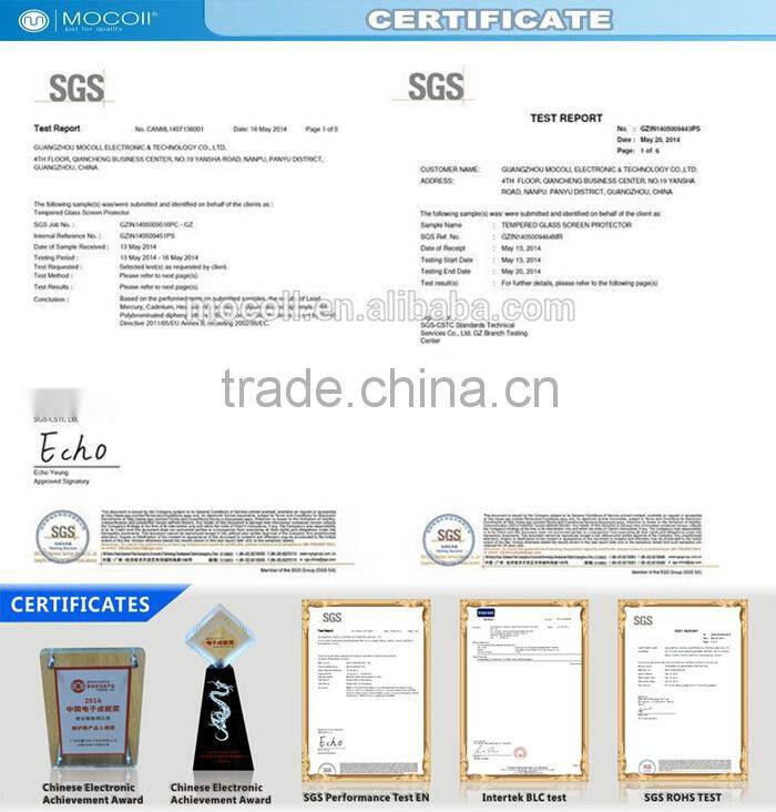 Latest Chinese prodcut MOCOll Brand universal anti shock for oneplus one 2.5D tempered glass screen protector