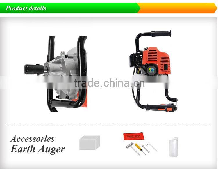 TH-EA6801 52CC gas powered post hole digger for tree transplanting post auger bit