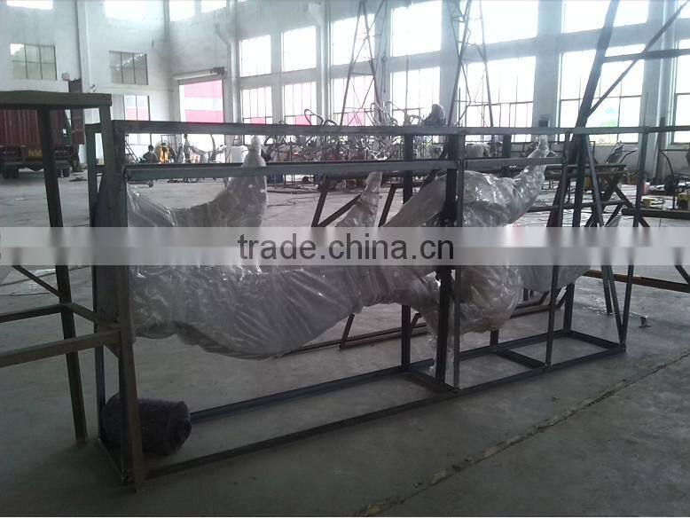 large modern stainless steel metal abatract art outdoor Sculpture