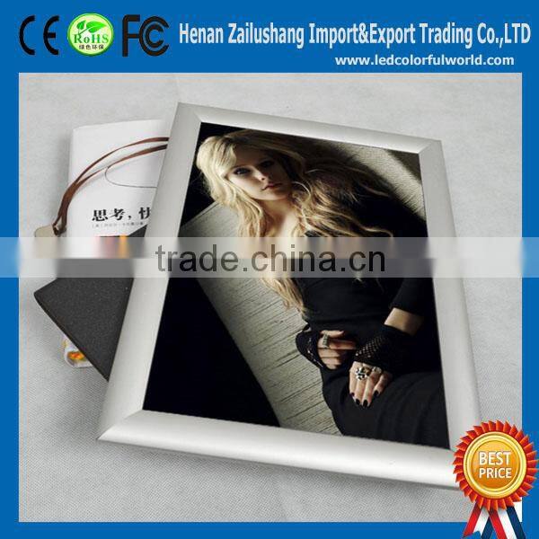 Aluminum LED backlit poster Frame