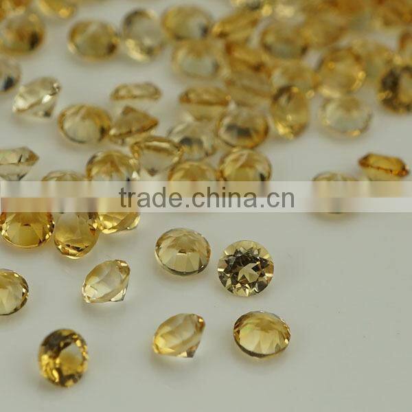 Wholesale price 2.25mm vacuum packaging citrine stone