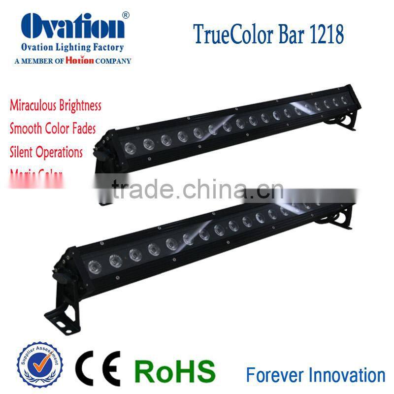 Led waterproof IP65 die-cast aluminium bar 220W RGBW 4 in 1 Leds linear dimming digital screen display DMX 512