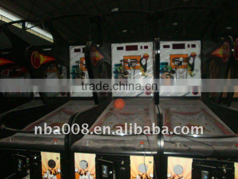 coin operated street arcade basketball game machine