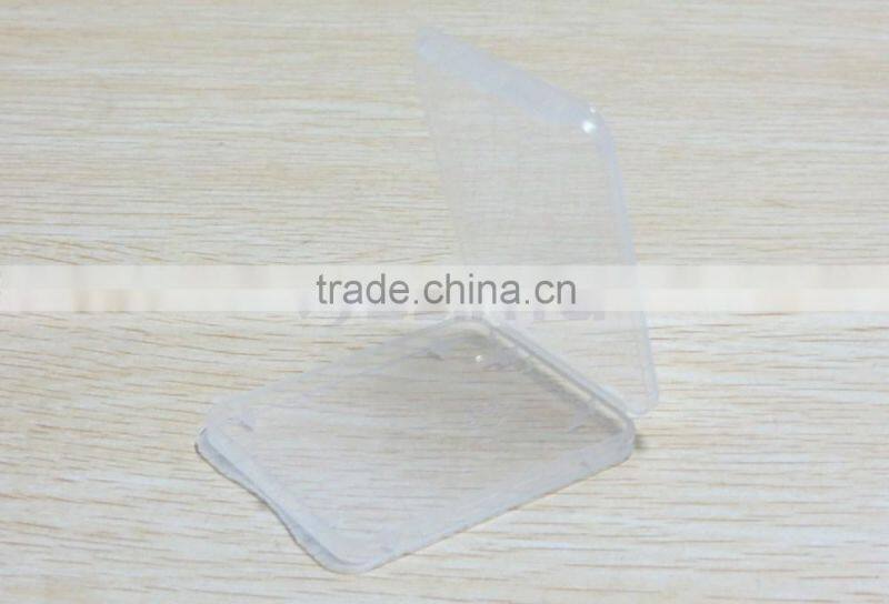 Transparent Eco-Friendsly Plastic Case CF Card Box Memory Card Case